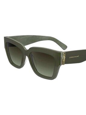 Longchamp LO745S-305 Women Green Sunglasses NWT